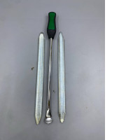 Set of 3 A tire lever kit is used for removing and installing motorcycle and bicycle tires.