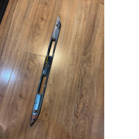 Chrome plated panel for car number plate illumination