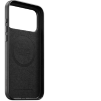 Black shockproof case for iPhone 17 Pro Max.