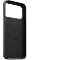 Black shockproof case for iPhone 17 Pro Max.