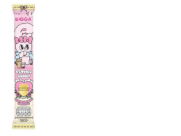 Bigga Stick Milk Flavored Crispy Corn Snacks, Esther Bunny, 13 grams.