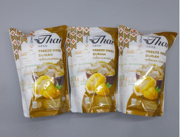 Set of 3 My Choice Thai Freeze Dried Durian, a popular snack made from high-quality Thai durian. 