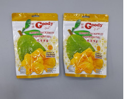 Set of 2  Goody Crispy Jackfruit, a snack produced in Thailand. 