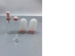 set of 5 Portable dispensing bottles