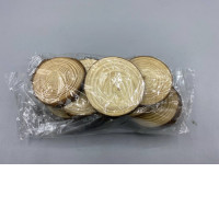 Set of natural pine wood sheets for DIY crafts.