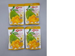 Set of 4  Goody Crispy Jackfruit, a snack produced in Thailand.