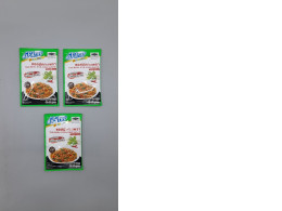 Set of 3 FaThai brand Thai Basil Stir-Fry Sauce (Basil Sauce) is a ready-to-use seasoning in a 40-gram size, perfect for making basil stir-fry.