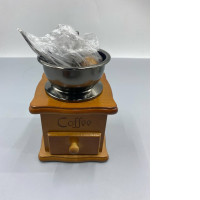 Hand-crank coffee grinder