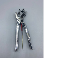 Leather hole punch pliers