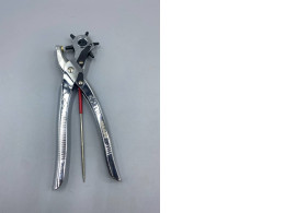 Leather hole punch pliers