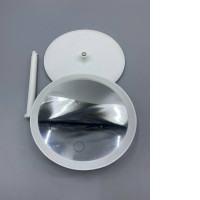 Tabletop makeup mirror with LED lights