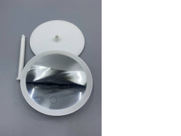 Tabletop makeup mirror with LED lights