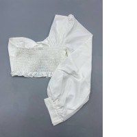 Off-shoulder crop top