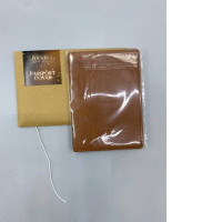 This brown passport holder.