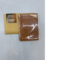 This brown passport holder.