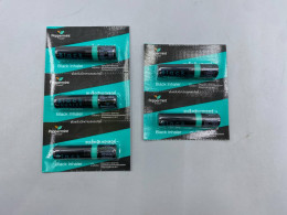 Set of 5  PEPPERMINT FIELD Black Inhaler