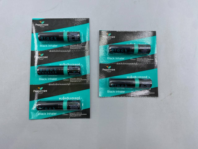 Set of 5 PEPPERMINT FIELD Black Inhaler Set of 5 PEPPERMINT FIELD Black Inhaler
