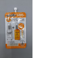  Royal Beauty Collagen Serum + Vitamin C, a 2-in-1 formula designed for skin brightening, reducing dark spots, and tackling acne issues. 