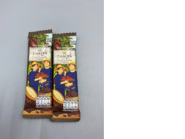 set of 2 Thaiya brand dark chocolate.
