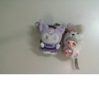 Set of 2 soft keychains