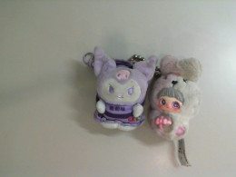 Set of 2 soft keychains