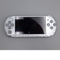 Sony PlayStation Portable (PSP) 3000 handheld console in Mystic Silver.  (NOT NEW)