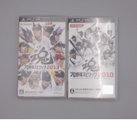 Set of 2 Japanese baseball video games for the PlayStation Portable (PSP) console, specifically Pro Yakyuu Spirits 2013 and Pro Yakyuu Spirits 2010. 