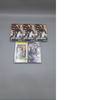 Set of 5 A Japanese video game specifically for the Sony PlayStation Portable (PSP) handheld console, from the God Eater action RPG franchise.