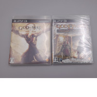 Set of 2 Japanese import editions of God of War games for the PlayStation 3, specifically God of War: Ascension and the God of War: Origins Collection. 