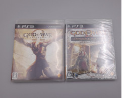 Set of 2 Japanese import editions of God of War games for the PlayStation 3, specifically God of War: Ascension and the God of War: Origins Collection. Set of 2 Japanese import editions of God of War games for the PlayStation 3, specifically God of War: Ascension and the God of War: Origins Collection.