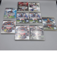 Set of 9 Japanese imported PlayStation 3 soccer video games, prominently including titles from the World Soccer: Winning Eleven series (known as Pro Evolution Soccer in other regions) and FIFA 12. 