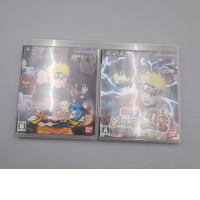 Set of 2 Video games for the Sony PlayStation 3 console from the Naruto series: Naruto Shippuden: Ultimate Ninja Storm 2 and Naruto Shippuden: Ultimate Ninja Storm 3.