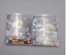Set of 2 Video games for the Sony PlayStation 3 console from the Naruto series: Naruto Shippuden: Ultimate Ninja Storm 2 and Naruto Shippuden: Ultimate Ninja Storm 3.