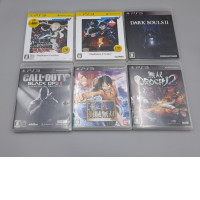 Set of 6 Games for Sony PlayStation 3: Dark Souls II (Action RPG), Call of Duty: Black Ops II: No More Heroes: Red Zone Edition, One Piece: Pirate Warriors: Dynasty Warriors: Gundam 3, Musou Orochi 2.