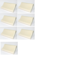 set of 7 latex pillows