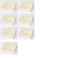 set of 7 latex pillows