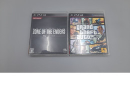 Set of 2 playStation 3 video games: Grand Theft Auto V by Rockstar Games and Zone of the Enders: HD Edition by Konami. Set of 2 playStation 3 video games: Grand Theft Auto V by Rockstar Games and Zone of the Enders: HD Edition by Konami.