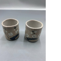 set of 2 Shino tea cup