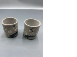 set of 2 Shino tea cup set of 2 Shino tea cup