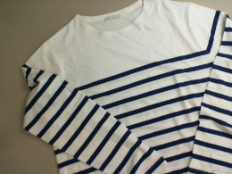 Long-sleeved striped sweater