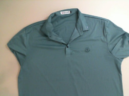 Men's green polo shirt