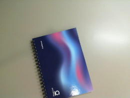 Blue spiral notebook