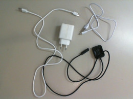 Set of 1 adapter and charging cables