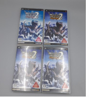 Set of 4 Japanese versions of the game Monster Hunter Portable 2nd for the Sony PlayStation Portable (PSP). 