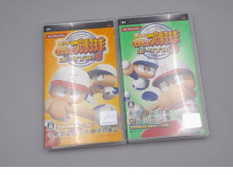 Set of 2 Japanese games for the Sony PlayStation Portable (PSP) handheld console: Jikkyou Powerful Pro Yakyuu Portable and Jikkyou Powerful Pro Yakyuu Portable 4. Set of 2 Japanese games for the Sony PlayStation Portable (PSP) handheld console: Jikkyou Powerful Pro Yakyuu Portable and Jikkyou Powerful Pro Yakyuu Portable 4.