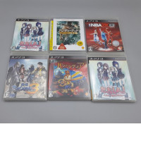 Set of 6 PlayStation 3 games (NTSC-J system, Japan): Tachishiyo! -Love Application, Uncharted: Drake's Fortune, Sengoku Basara 3, Puppeteer