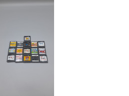 Set of 16 His collection of Nintendo DS game cartridges includes many Japanese games. Set of 16 His collection of Nintendo DS game cartridges includes many Japanese games.