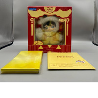 ShyShy bunny plush doll from AYOR TOYS, "Spring Lion Dance" edition, released for Chinese New Year 2026, includes a postcard. ShyShy bunny plush doll from AYOR TOYS, "Spring Lion Dance" edition, released for Chinese New Year 2026, includes a postcard.