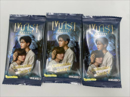 Set of 3 Khemjira The Series" collectible cards, produced by Vancard's, featuring the actors Keng Harit and Namping Napatsakorn. Set of 3 Khemjira The Series" collectible cards, produced by Vancard's, featuring the actors Keng Harit and Namping Napatsakorn.