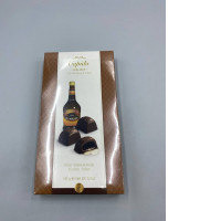 Chocolate filled with cream and Irish whiskey.